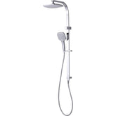 MONACO Dual Shower Set In Chrome , Mattr Black, And Brushed Nickle